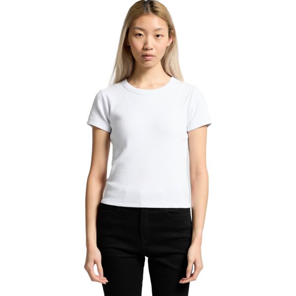 Wo's Organic Rib Tee Thumbnail