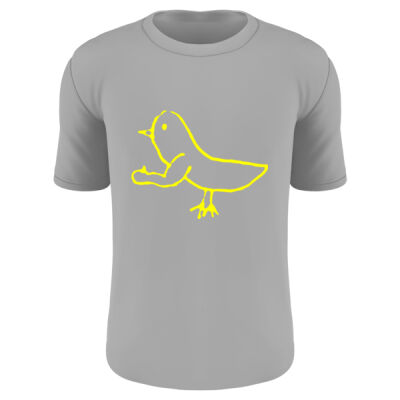 thumbs up bird  - Block Tee (Budget + High Quality) Thumbnail