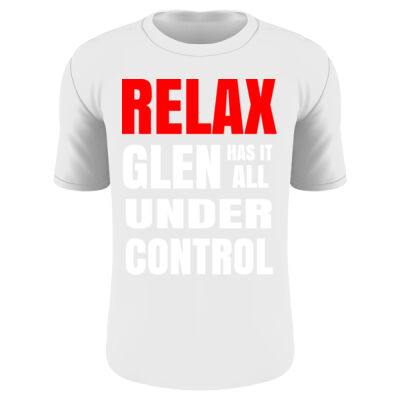 relax glen has it all under control - Classic Heavy Cotton Tee Thumbnail